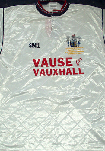 maillot de foot barrow afc domicile 1990-1991 rétro