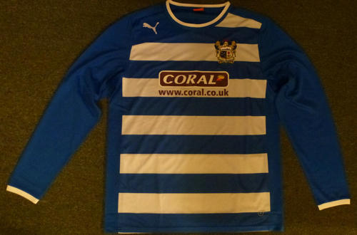 maillot de foot barrow afc domicile 2013-2014 rétro