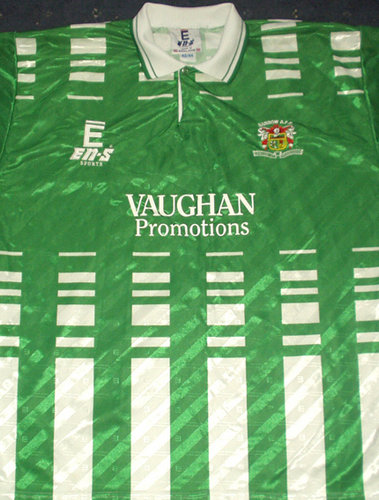 maillot de foot barrow afc exterieur 1996-1997 rétro