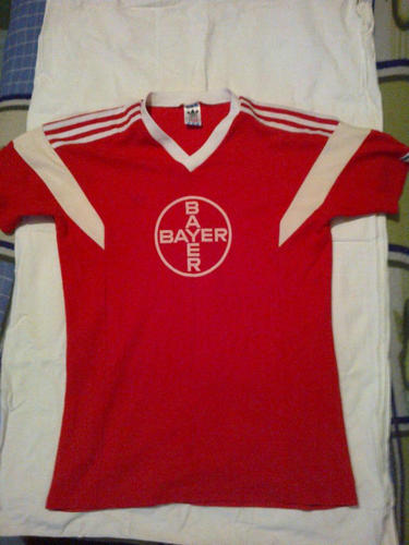 maillot de foot bayer leverkusen domicile 1986-1988 pas cher