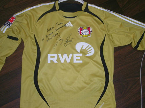 maillot de foot bayer leverkusen gardien 2006-2007 rétro