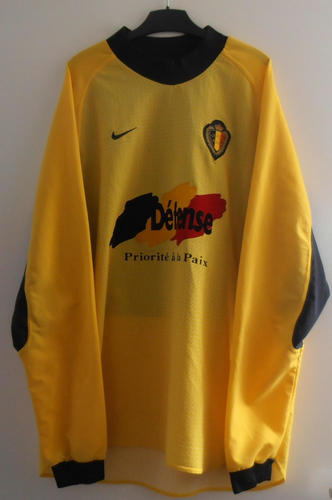 maillot de foot belgique gardien 2002-2004 pas cher