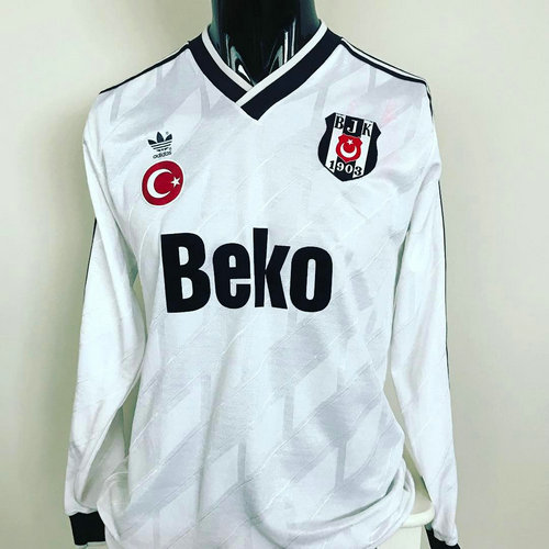 maillot de foot beşiktaş jk domicile 1991-1992 rétro