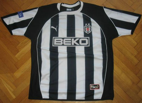 maillot de foot beşiktaş jk domicile 2003-2004 rétro