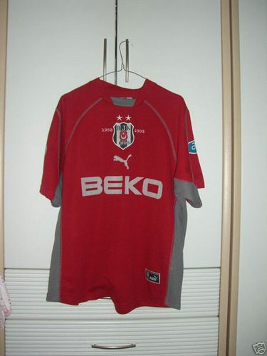 maillot de foot beşiktaş jk exterieur 2002-2003 rétro