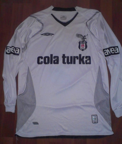 maillot de foot beşiktaş jk exterieur 2004-2006 rétro