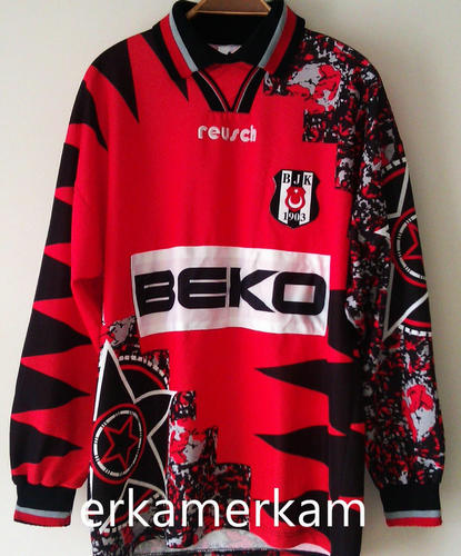 maillot de foot beşiktaş jk gardien 1994-1995 rétro