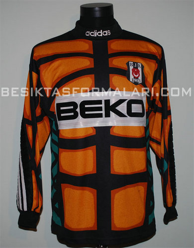 maillot de foot beşiktaş jk gardien 1996-1997 pas cher