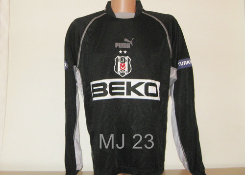 maillot de foot beşiktaş jk gardien 2001-2002 rétro