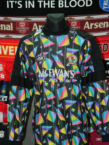 maillot de foot blackburn rovers fc gardien 1994-1995 pas cher