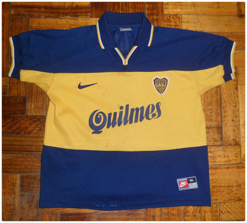 maillot de foot boca juniors domicile 1998-1999 rétro