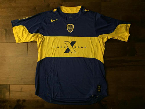 maillot de foot boca juniors particulier 2005-2006 rétro