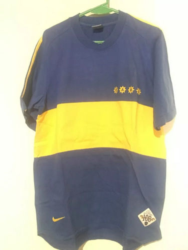 maillot de foot boca juniors particulier 2005 rétro