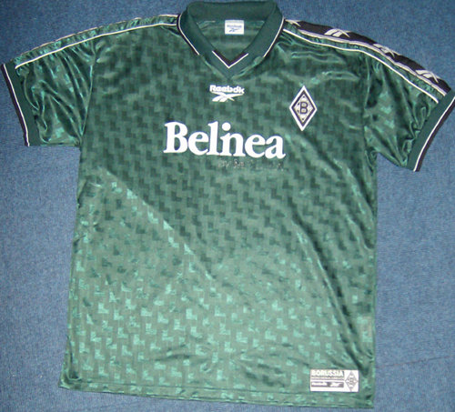 maillot de foot borussia mönchengladbach exterieur 1998-1999 rétro