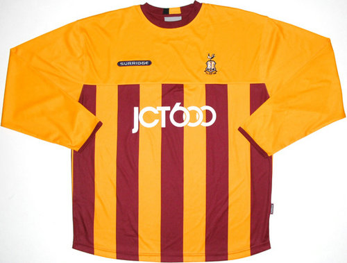 maillot de foot bradford city afc domicile 2004-2006 pas cher