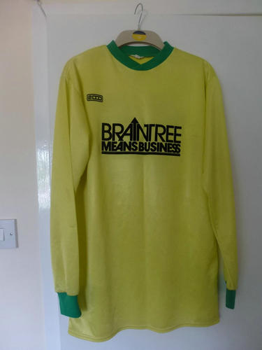 maillot de foot braintree town particulier 1984-1985 rétro