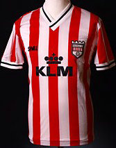 maillot de foot brentford fc domicile 1987-1988 rétro