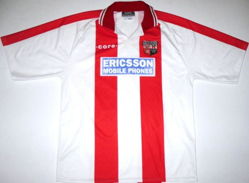 maillot de foot brentford fc domicile 1995-1996 rétro