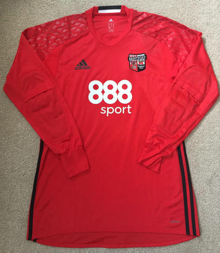 maillot de foot brentford fc gardien 2016-2017 rétro