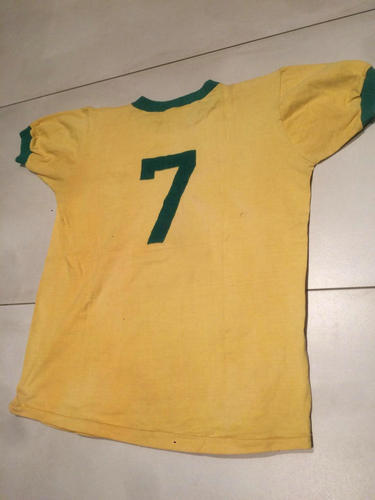 maillot de foot brésil domicile 1970 rétro