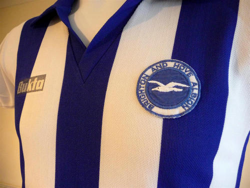 maillot de foot brighton and hove albion domicile 1978-1980 rétro