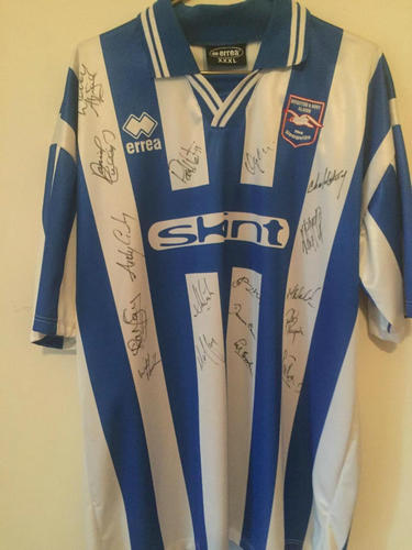 maillot de foot brighton and hove albion domicile 1999-2000 rétro