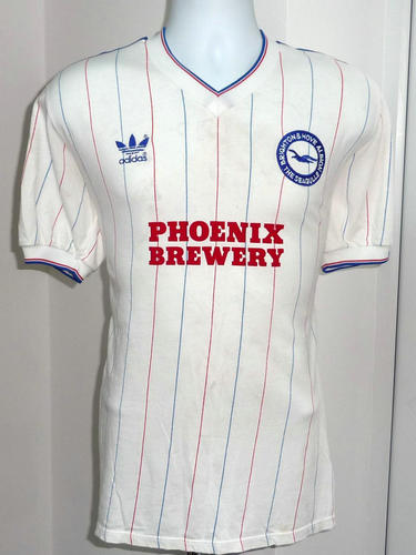 maillot de foot brighton and hove albion exterieur 1984-1985 rétro