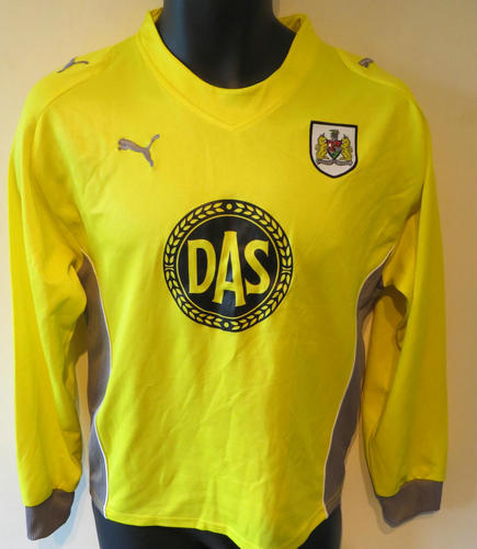 maillot de foot bristol city fc gardien 2009-2010 rétro