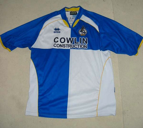 maillot de foot bristol rovers domicile 2005-2006 rétro