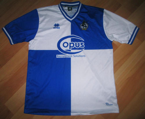 maillot de foot bristol rovers domicile 2012-2013 rétro