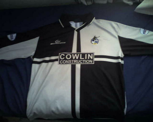 maillot de foot bristol rovers exterieur 2001-2003 rétro