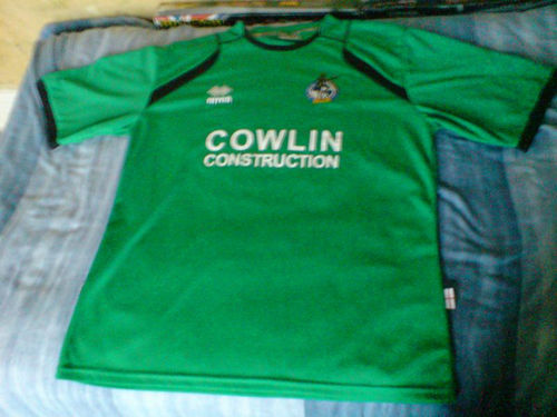 maillot de foot bristol rovers exterieur 2007-2008 rétro