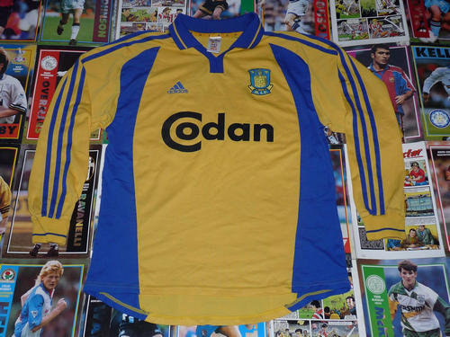 maillot de foot brøndby if domicile 2000-2002 rétro