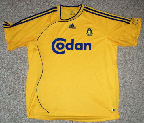 maillot de foot brøndby if domicile 2006-2008 rétro