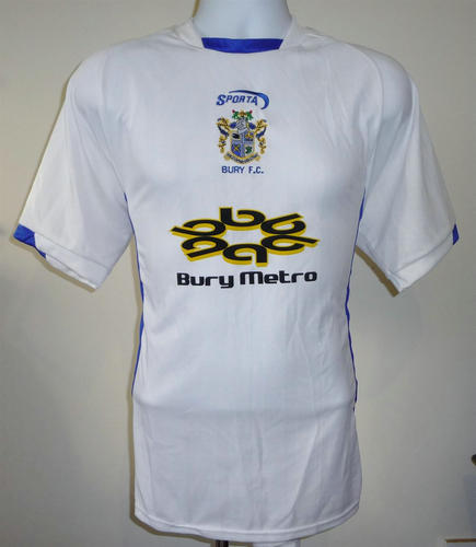 maillot de foot bury fc domicile 2003-2004 rétro