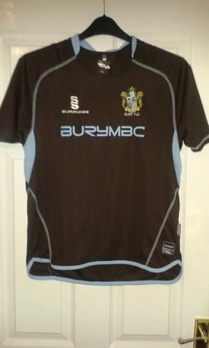 maillot de foot bury fc exterieur 2007-2009 rétro