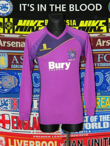 maillot de foot bury fc gardien 2011-2012 rétro