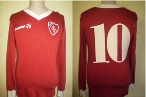 maillot de foot ca independiente domicile 1981 pas cher