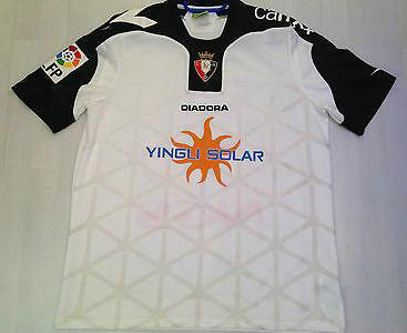 maillot de foot ca osasuna exterieur 2009-2010 rétro