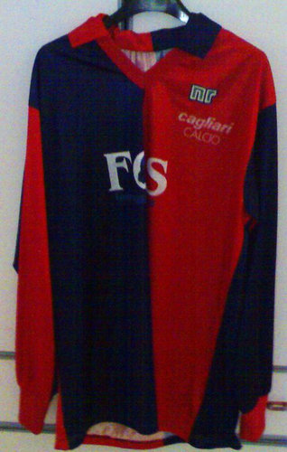 maillot de foot cagliari calcio domicile 1989-1990 rétro