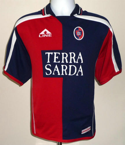 maillot de foot cagliari calcio domicile 2002-2003 pas cher