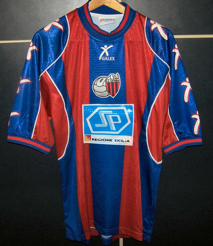 maillot de foot calcio catane domicile 2000-2001 rétro