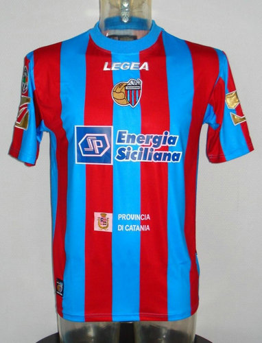 maillot de foot calcio catane domicile 2008-2010 rétro