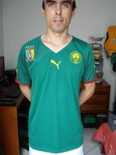 maillot de foot cameroun domicile 2009-2010 rétro