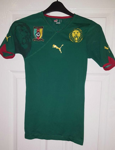 maillot de foot cameroun domicile 2011-2012 rétro