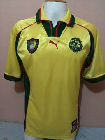 maillot de foot cameroun exterieur 1998-1999 rétro