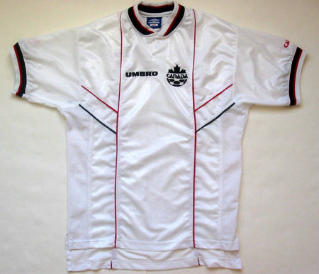 maillot de foot canada particulier 1998 rétro