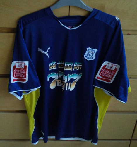 maillot de foot cardiff city domicile 2009-2010 rétro