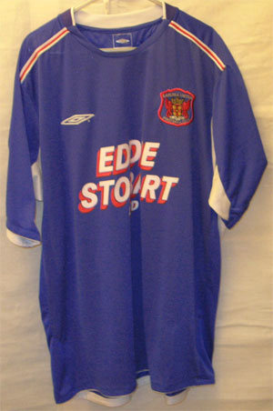 maillot de foot carlisle united fc domicile 2004-2005 rétro