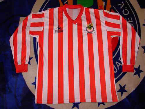 maillot de foot cd guadalajara domicile 1986-1987 pas cher